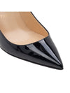 Women's Kate Patent Leather Pumps Heel Black - CHRISTIAN LOUBOUTIN - BALAAN.