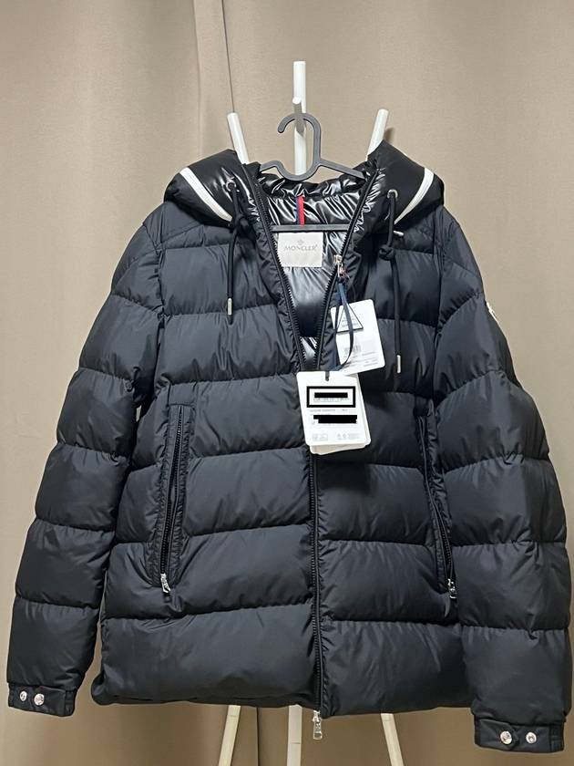 Cardere Short Down Jacket Black - MONCLER - BALAAN 2