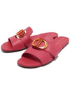 30 Montaigne Calfskin Slippers Pink - DIOR - BALAAN 5