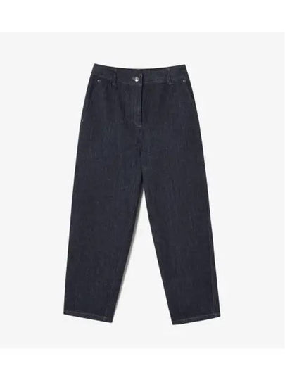 Women's Barrel Fit Jeans Navy - LACOSTE - BALAAN 2