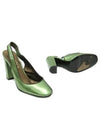 Smith Market Used Luxury Green Shoes Women s - LOEWE - BALAAN 2