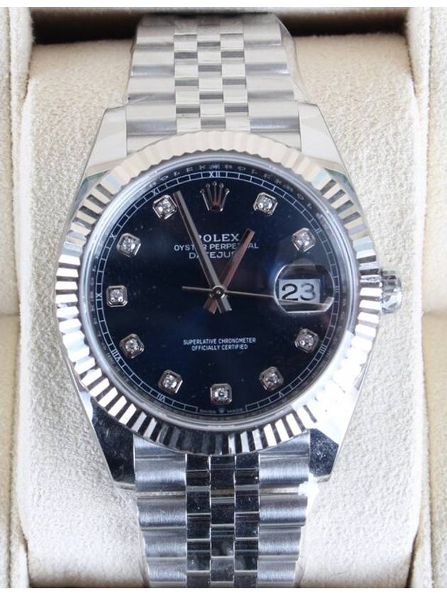 Rolex Datejust 41 Steel Blue Plate 10P 22 Years - ROLEX - BALAAN 3