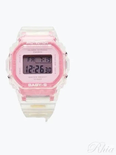 BGD 565SJ 7DR 7 Baby G Digital Sports Transparent Women s Urethane Watch - G-SHOCK - BALAAN 1