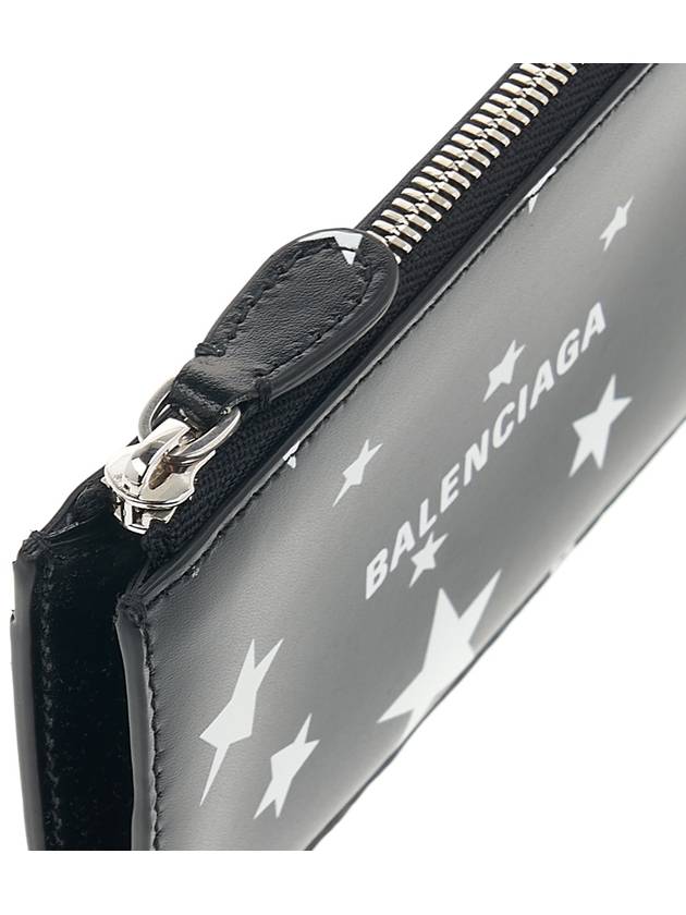 Stars And Moon Print Card Wallet Black - BALENCIAGA - BALAAN 8