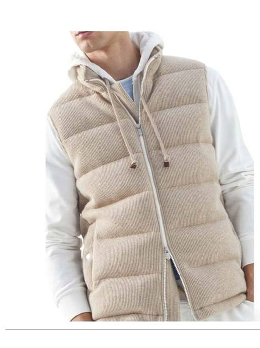 Cashmere padding vest CUC3C54MBEI - BRUNELLO CUCINELLI - BALAAN 2