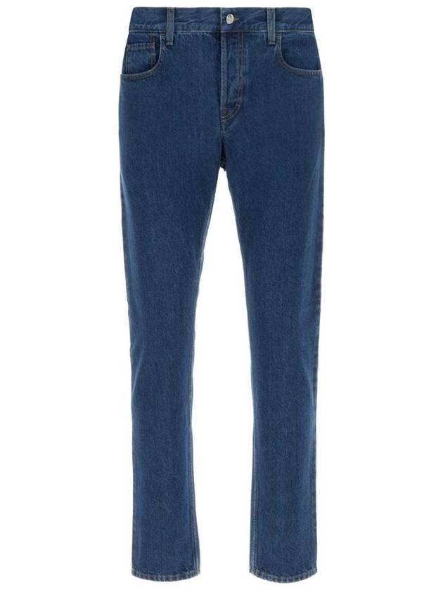 Web Tapered Denim Jeans Blue - GUCCI - BALAAN 2