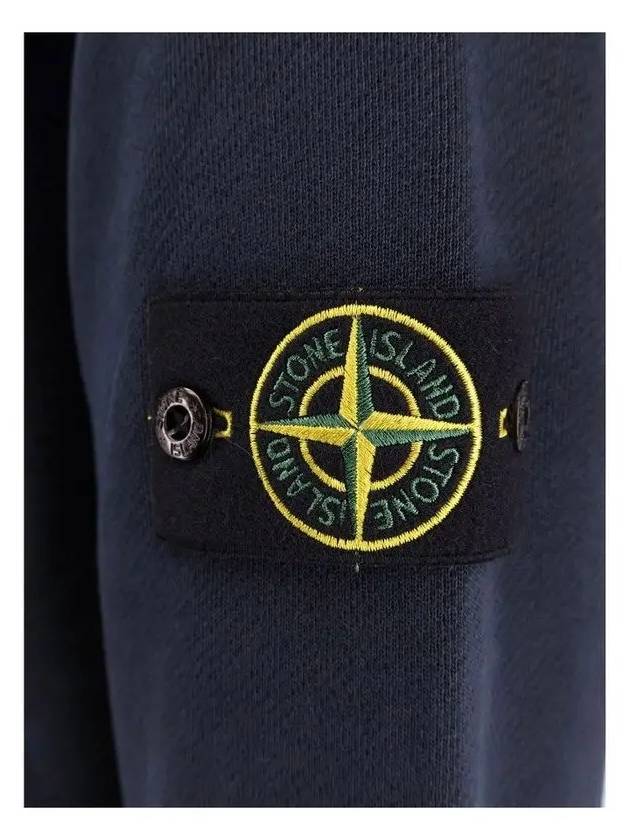 Stone Island Hooded Sweatshirt 811561241 V0120 Blue - STONE ISLAND - BALAAN 4