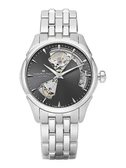 Jazzmaster Open Heart Auto Metal Watch Silver - HAMILTON - BALAAN 2