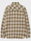 Ombre Western Check Shirt Brown - NOIRER - BALAAN 10