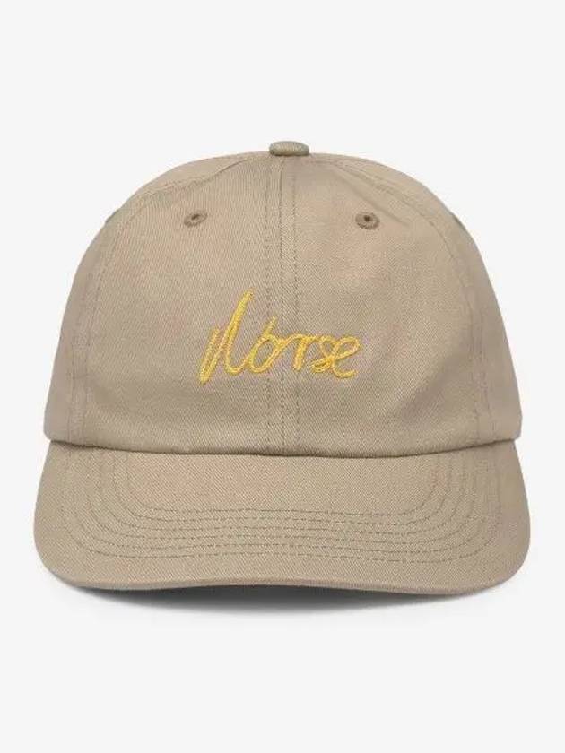 Chain Stitch Logo Twill Ball Cap Utility Khaki N8001230966 - NORSE PROJECTS - BALAAN 1