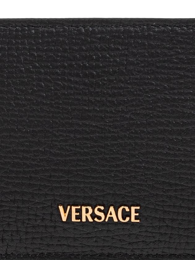 Versace Leather Wallet, Men's, Black - VERSACE - BALAAN 5