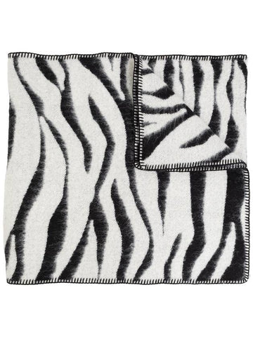 Marc Jacobs Animal Print Scarf, Women's, Black - MARC JACOBS - BALAAN 1