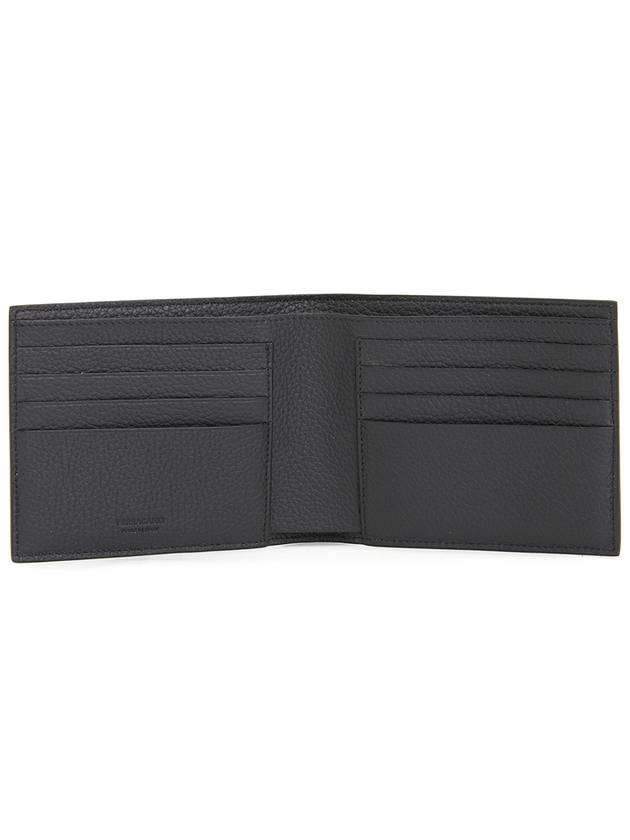 Monogram Half Wallet Nero - SALVATORE FERRAGAMO - BALAAN 5