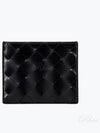 Intrecciato Spazzolato Card Holder Black - BOTTEGA VENETA - BALAAN 2