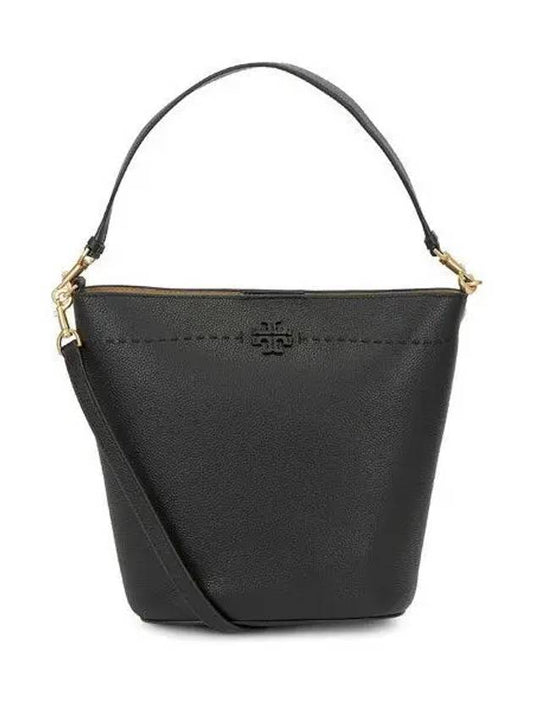 McGraw Logo Bucket Bag Black - TORY BURCH - BALAAN 2