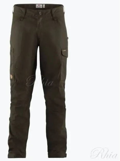 Men's Kaipak Trousers Regular Dark Olive - FJALL RAVEN - BALAAN 2