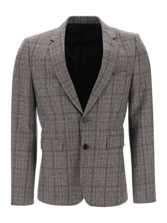 Prince Of Wales Wool Jacket - CELINE - BALAAN 1