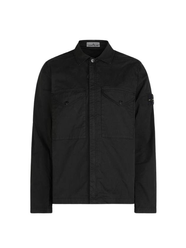 Wapen Zip-Up Jacket Black - STONE ISLAND - BALAAN 1