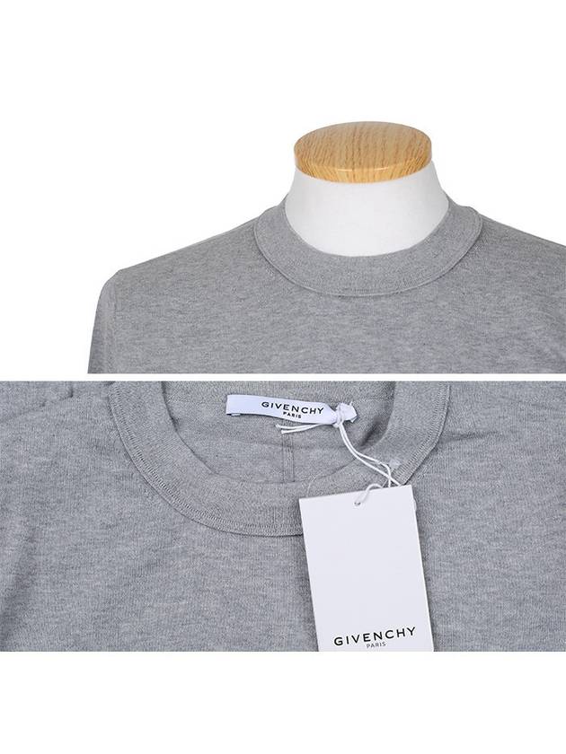 7506 504 051 Grey Rotweiler embroidery sweatshirt - GIVENCHY - BALAAN 4