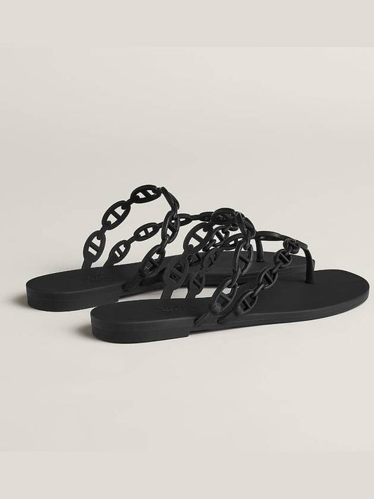 Island Sandals Noir Black H241051Z - HERMES - BALAAN 2