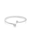 Mesmera Double Heart Crystal Bangle Bracelet Silver - SWAROVSKI - BALAAN 2