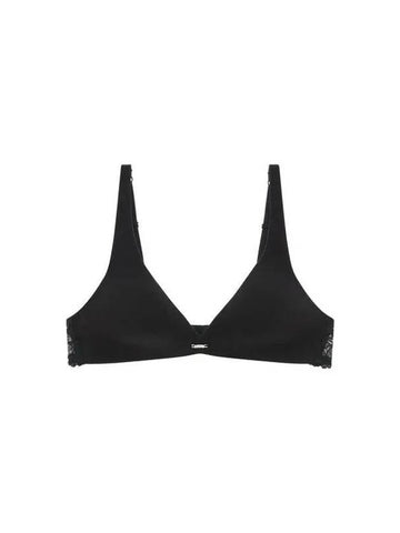 UNDERWEAR Women s Flower Lace Bralette Bra Black 271349 - EMPORIO ARMANI - BALAAN 1