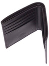 gold T logo bifold wallet black - TOD'S - BALAAN.