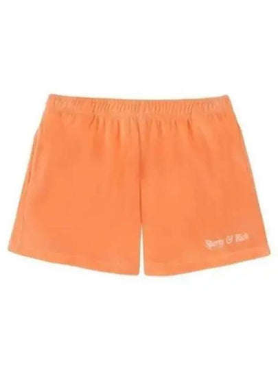 Embroidered Logo Shorts Peach - SPORTY & RICH - BALAAN 2