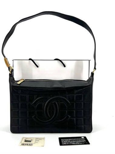 Lambskin chocolate bar shoulder bag - CHANEL - BALAAN 1