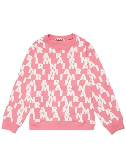 Kids Logo Pattern Sweatshirt Pink M00929 M00QD 0M338 - MARNI - BALAAN 2