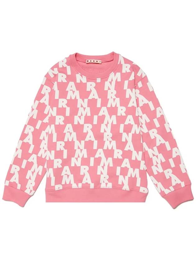 Kids Logo Pattern Sweatshirt Pink M00929 M00QD 0M338 - MARNI - BALAAN 1