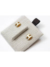 Mini Pop Ache Gold Blanc Earrings H608002 - HERMES - BALAAN 5