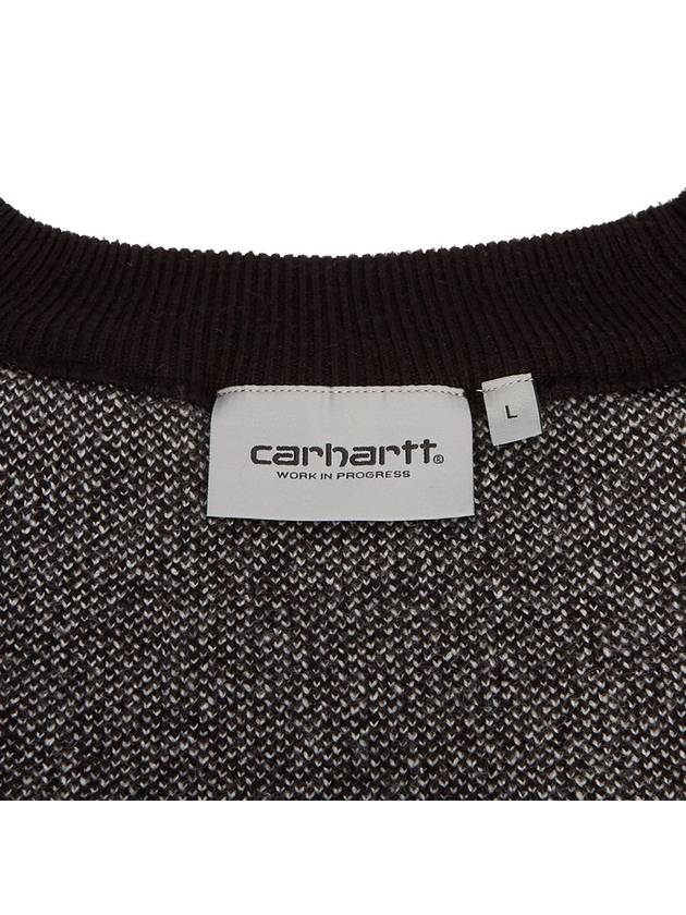 Onyx Button Up Cardigan Black - CARHARTT WIP - BALAAN 9