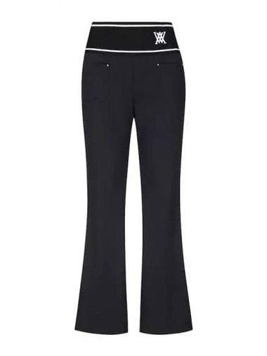 Anew Women s Logo Band Boots Walker Cut Long Pants Trousers BK Domestic Product GQCY24062063959 - ANEWGOLF - BALAAN 1