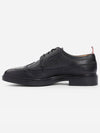 Men's Classic Long Wing Brogue Lace Up Brogue Shoes Black - THOM BROWNE - BALAAN 5