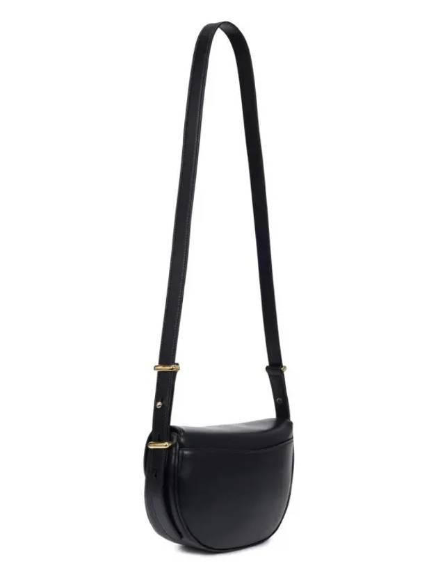 Arque Leather Shoulder Bag Black - PRADA - BALAAN 5