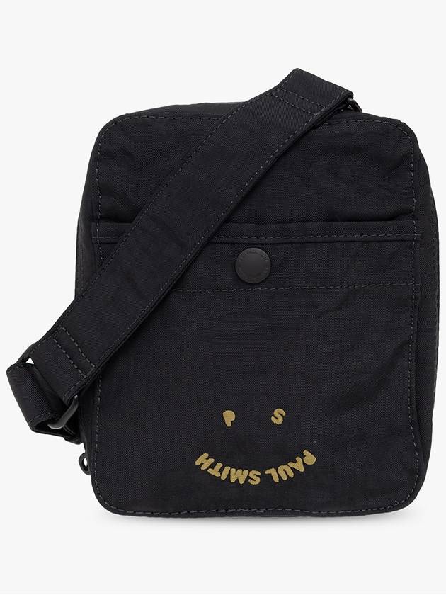 Smile Face Logo Cross Bag Black - PAUL SMITH - BALAAN 1