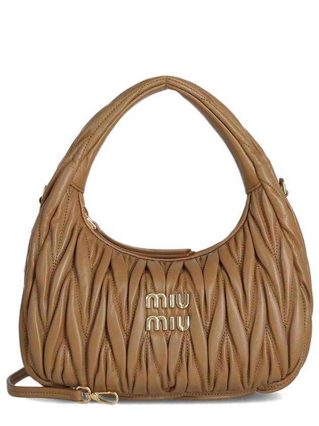 24FW Tote Bag 5BC125N88F098L AI24 BROWN - MIU MIU - BALAAN 2