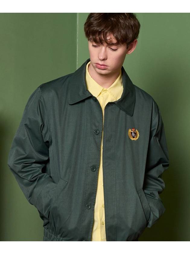 OVERFIT BLOUSON JACKET GREEN - ZIZEMUSEUM - BALAAN 2