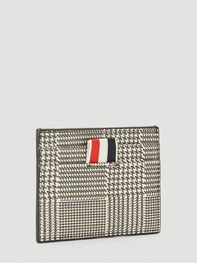 Houndstooth Check Card Holder Black White MAW020B 06741 980 - THOM BROWNE - BALAAN 4