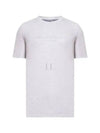 Print Crew Neck Cotton Jersey Short Sleeve T-Shirt Grey - BRUNELLO CUCINELLI - BALAAN 2