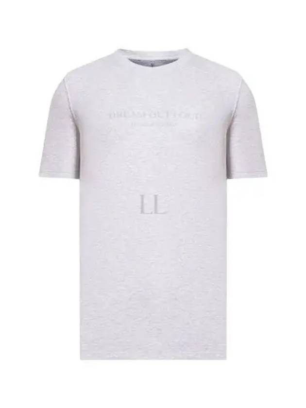 Print Crew Neck Cotton Jersey Short Sleeve T-Shirt Grey - BRUNELLO CUCINELLI - BALAAN 2