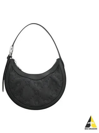 Marine Serre Women s Monogram Mini Shoulder Bag Black B035WLEALE011 - MARINE SERRE - BALAAN 1