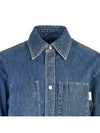 Men s Denim Back Logo Shirt M243SH17 983L - WOOYOUNGMI - BALAAN 5