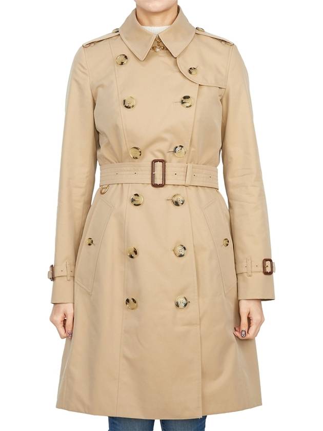 The Mid Length Chelsea Heritage Trench Coat Honey - BURBERRY - BALAAN 4