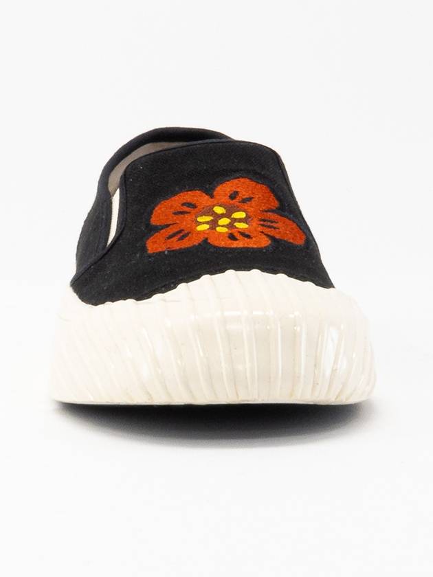 School Boke Flower Slip-On Black - KENZO - BALAAN 4