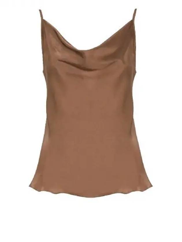 Max Mara MArusCA Satin Sleeveless Top - MAX MARA - BALAAN 1