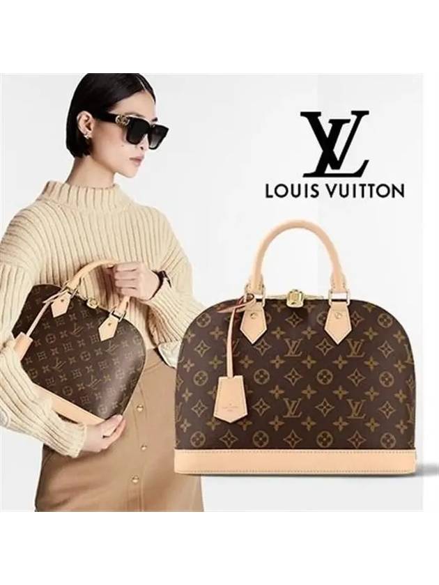 Alma Monogram Canvas Tote Bag Brown - LOUIS VUITTON - BALAAN 2