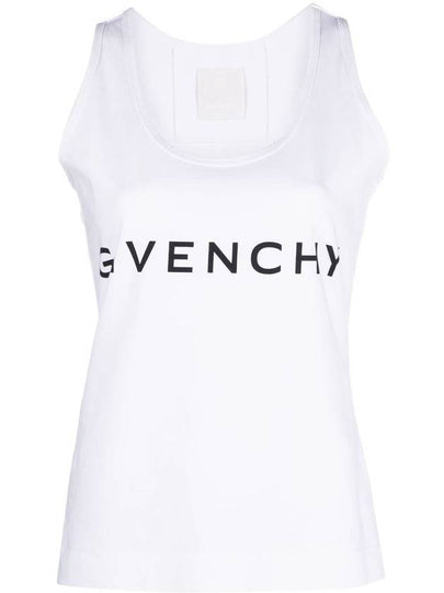 Short Sleeve T-Shirt BW70AZ3YAC116 White Black - GIVENCHY - BALAAN 2