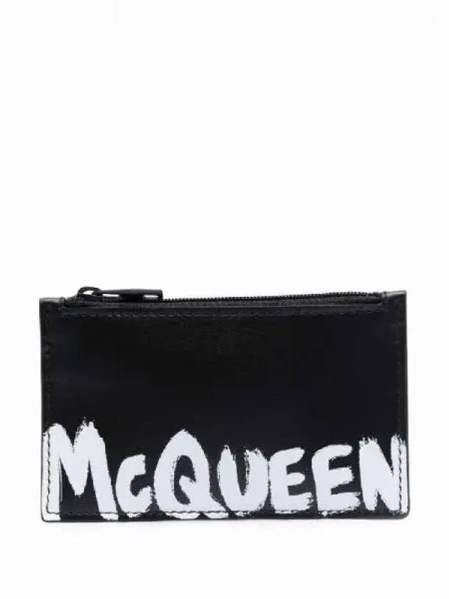 Alexander McQUEEN logo graffiti card wallet 271562 - ALEXANDER MCQUEEN - BALAAN 1